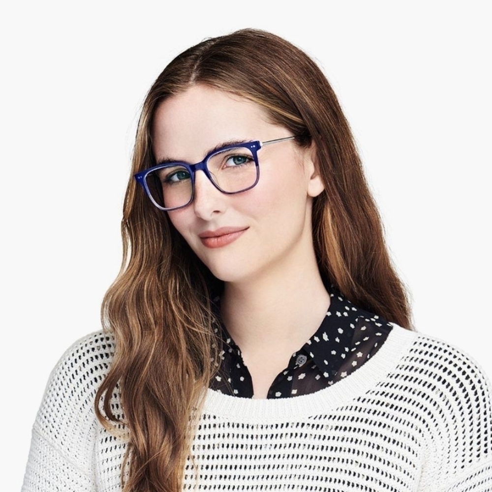 Warby Parker Caleb M 2124 Glasses Midnight Fade Silver